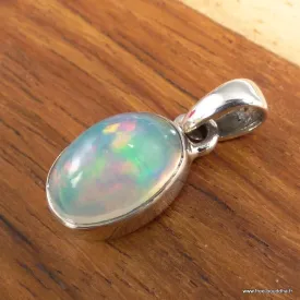 Pendentif Authentique Opale éthiopienne multicolore - Bijoux en Opale Ethiopienne