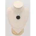 Pendentif Gabbro indigo Merlinite ronde - Bijoux en Merlinite Mystique Gabbro