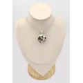Pendentif Bois fossilisé de Cacahuétier rond - Bijoux en Bois pétrifié