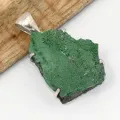 Rare pendentif Atacamite brute du Chili argent 925 - Bijoux en Atacamite