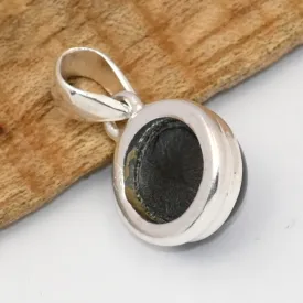 Pendentif Authentique Black Star Diopside forme ronde - Bijoux en Black Star Diopside