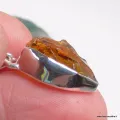 Pendentif Citrine brute forme libre - Chakra plexus solaire - Bijoux en Citrine