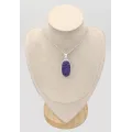 Grand Pendentif Charoite de Russie ovale - Bijoux en Charoite