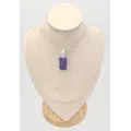 Pendentif Charoite de Russie grade AAA rectangulaire - Bijoux en Charoite