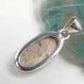 Opale de Feu Mexicaine Naturelle - Pendentif Argent 925