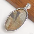 Staurolite Porte-Bonheur - Pendentif Argent 925 Massif