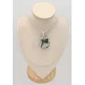 Croix de Fée Staurolite – Pendentif Argent 925 Naturel