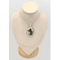 Pendentif Staurolite Authentique – Argent Massif 925 - Bijoux en Staurolite