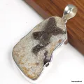 Grand Pendentif pierre Staurolite porte-bonheur - Bijoux en Staurolite