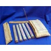 Encens tibétains 5 paquets pochette osier Encens tibétains, accessoires 422