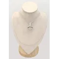 Pendentif Cristal de Roche - forme géométrique argent 925 - Bijoux en Cristal de roche