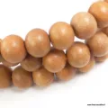 Mala en Bois de Santal 108 perles - Certifié Authentique - Mala tibétain 108 perles