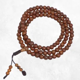 Mala tibétain en graines de lotus Authentiques, 108 perles – Népal