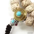 Mala en graines de lotus semi-rondes – 108 perles – Népal