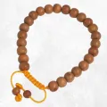 Bracelet mala tibétain en santal non traité – 27 perles – Népal
