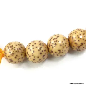 Bracelet mala en graines de lotus – 27 perles authentiques – Népal