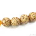 Bracelet mala en graines de lotus – 27 perles authentiques – Népal