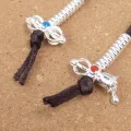 Compteurs pour mala bouddhiste dordjé et cloche – métal couleur argent