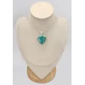 Pendentif opale du Pérou triangulaire en argent 925 – pierre naturelle