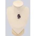 Pendentif Auralite 23 brute polie – Argent 925 | Éveil intérieur