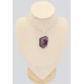 Grand pendentif Auralite 23 naturelle – Argent 925 | Transformation