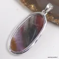 Grand Pendentif Super Seven cacochynite 5,2 cm grade AAA - Argent 925 - Pendentifs pierres naturelles