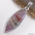 Pendentif marquise Cacochynite Super Seven contrastée - Pendentifs pierres naturelles
