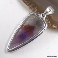 Pendentif Cacochynite Super Seven forme pointe 4,7 cm - Pendentifs pierres naturelles