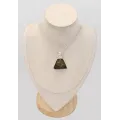 Pendentif Pietersite AAA forme trapèze en argent 925
