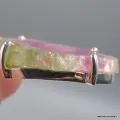 Pendentif Tourmaline Melon authentique - argent 925 Rare - Bijoux en Tourmaline Melon d'eau