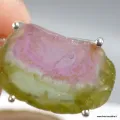 Pendentif Tourmaline Melon authentique - Pierre RARE - Bijoux en Tourmaline Melon d'eau
