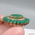 Pendentif oriental en Émeraude – Inspiration turque - Pendentifs pierres naturelles