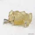 Pendentif Verre de Libye Authentique forme libre - Pendentifs pierres naturelles
