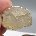 Petit pendentif Verre de Libye brut – Argent 925 poinçonné - Pendentifs pierres naturelles