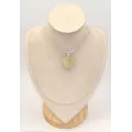 Pendentif Verre de Libye forme triangle arrondi - Pendentifs pierres naturelles