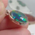 Pendentif Opale Noire Éthiopienne AAA – Argent 925