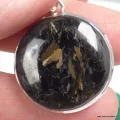 Gros Pendentif Nuumite Authentique ronde - Groënland - Pendentifs pierres naturelles