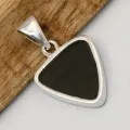 Pendentif Ammolite du Canada triangulaire grade AAA - Pendentifs pierres naturelles
