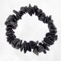 Bracelet Agate Noire naturelle en chips – Bijou énergétique