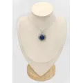 Pendentif Lapis lazuli rond grade AAA – argent 925 - Bijoux en Lapis-lazuli