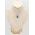 Pendentif Azrutie Malachite stalactite forme libre - Bijoux en Azurite Malachite