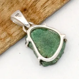 Pendentif Azrutite Malachite stalactite naturelle - Bijoux en Azurite Malachite