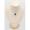 Pendentif Azrutite Malachite stalactite naturelle - Bijoux en Azurite Malachite