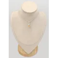 Pendentif moderne Citrine facettée en argent 925 - Bijou lithothérapie
