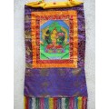 Tangka peinture tibétaine Manjushri 40 X 76 CM Tangkas tibétains TANMAN