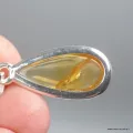 Pendentif Citrine cabochon goutte - belle inclusion - Bijoux en Citrine