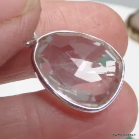 Pendentif Améthyste Rose de France Argent 925 | Free Bouddha
