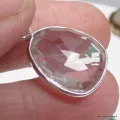 Pendentif Améthyste Rose de France Argent 925 | Free Bouddha