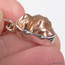 Pendentif Pépite de Cuivre natif en relief – Michigan - Pendentifs pierres naturelles