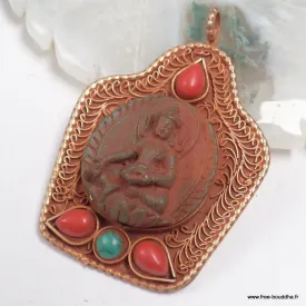 Pendentif Bouddha style antique - Pendentifs tibétains bouddhistes